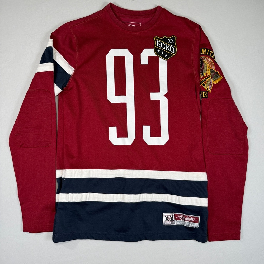 VINTAGE Ecko Unltd 93 Men’s 20th Anniversary Jersey | Stitched Logo | Size S